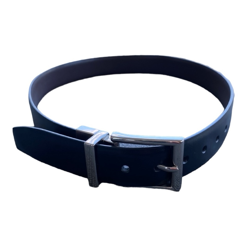 Chaps Reversible Black/Brown Boys Youth Synthetic Leather Belt Size M 26-28